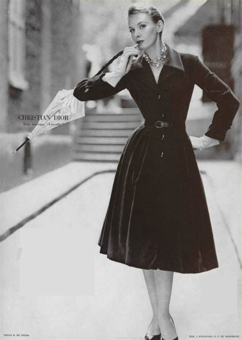 dior 1955|christian Dior vintage fashion.